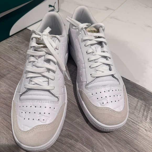 Puma Ralph Sampson Lo Pivot in White Marshmallow Black - Picture 2 of 8